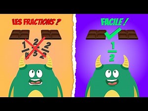 Comprendre les fractions facilement (CM1–CM2) | Cours + exercice quiz #learning #maths #animation