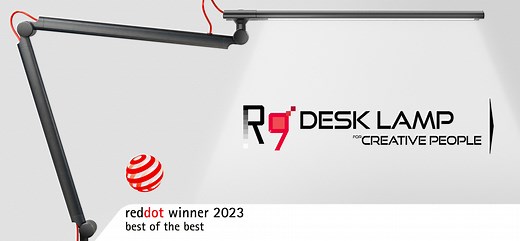 Redgrass R9 Desk Lamp - Powerful, accurate light & beautiful