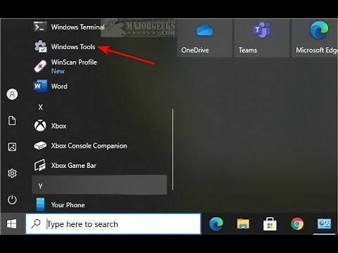 Windows Tools Folder