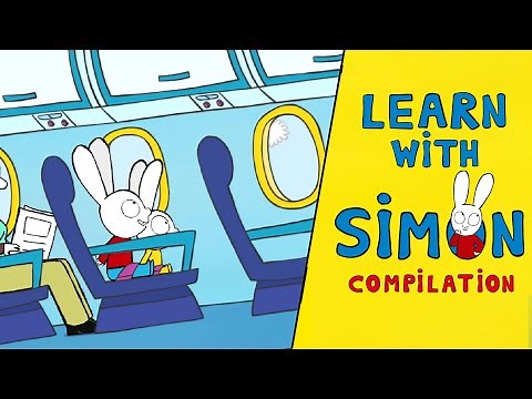 Simon *Learn with Simon* ✈ 🚢 🚄 COMPILATION Cartoons for Children