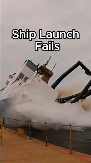 The Most Catastrophic Ship Launch Fails 🤫🌊