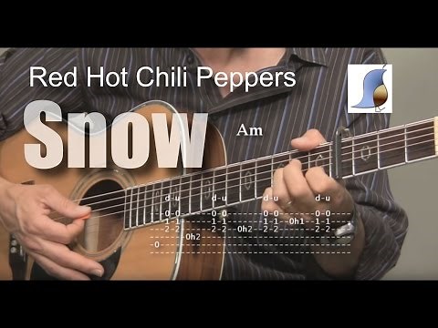 Snow (Hey Oh) Red Hot Chili Peppers RHCP - Guitar Lesson