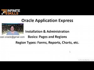 Oracle Application Express Tutorial | Introduction And About The Author