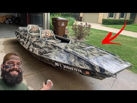 INSANE Homemade Dream Duck Hunting Boat!