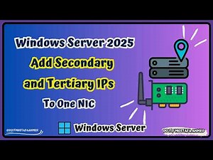 Windows Server 2025 : Add Multiple IP Addresses to Network Adapter (Step-by-Step Guide)👍
