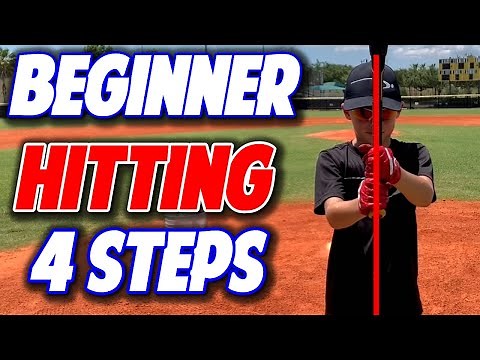 Coaching Beginner Baseball | Basic Hitting 4 Easy Steps (Pro Speed Baseball)