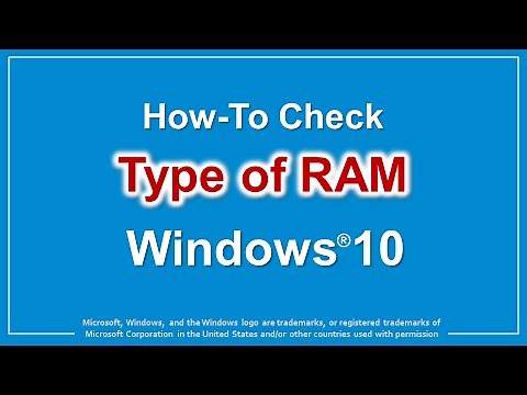 How to Check Type of RAM in Windows 10