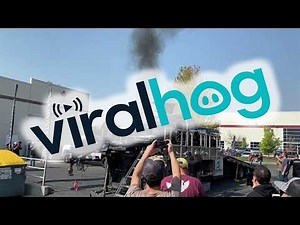 Engine Explosion Blows Truck Apart || ViralHog