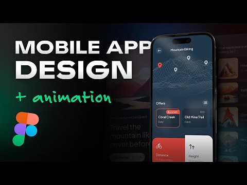 Figma Mobile App UI/UX Design Tutorial