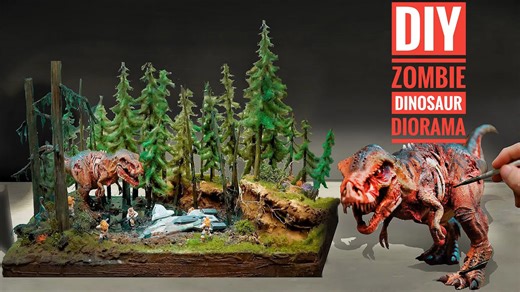 Epic diorama builds: Alien encounter vs. monster lab | Miniature model making & painting
