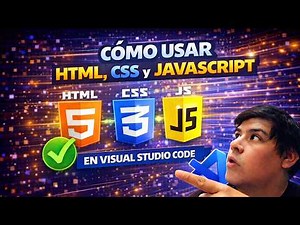 como USAR HTML CSS y JAVASCRIPT en VISUAL STUDIO CODE 😱