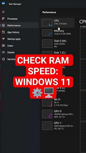 Check RAM Speed in Windows 11 (Fast!)