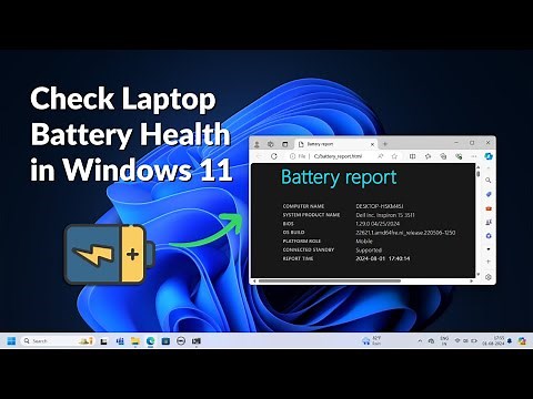 How to Check Laptop Battery Health in Windows 11