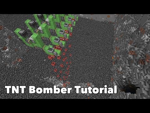 Minecraft Tutorial - Flying TNT Bomber 1.16+