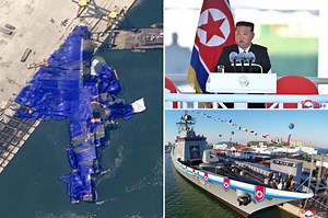 North Korea detains 3 shipyard officials over failed launch of naval destroyer in Kim Jong Un embarrassment