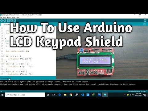 How To Use Arduino LCD Keypad Shield