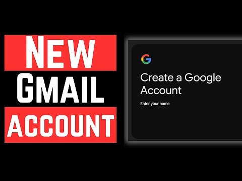 How To Create A NEW Gmail Account - Full Guide