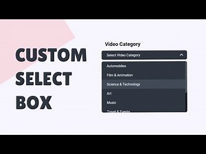 Design A Custom Select Box Using HTML, CSS & JavaScript