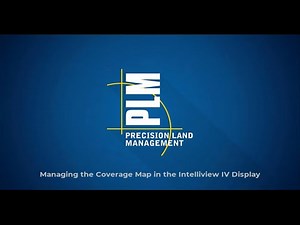 Managing the coverage map in the Intelliview IV Display
