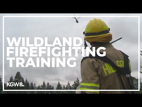 Oregon firefighters conduct joint wildland firefighting training
