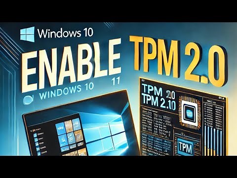 How to Enable TPM 2.0 in Windows 10/11: Complete Guide