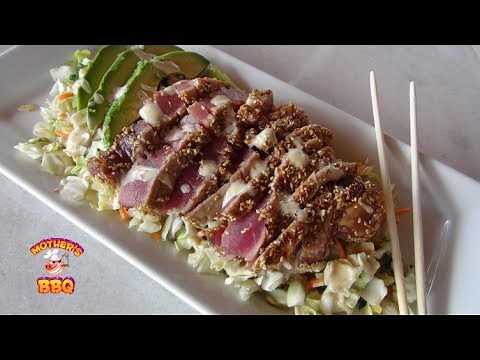 Seared Blue Fin Tuna Recipe on the Island Grillstone