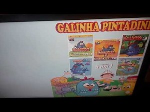 Menu dvd Galinha pintadinha 5 em 1