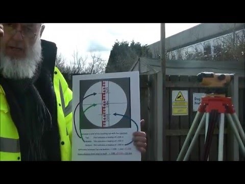 MyCourse: How to measure distance with a Dumpy level, without using a tape measure.
