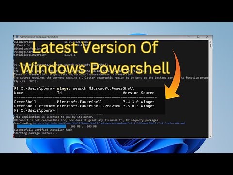 How to install latest version of powershell in Windows 11 | Upgrade Powershell to 7.5.0