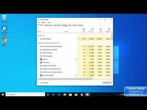 How to Disable Startup Programs on Windows 10