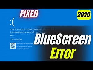How to FIX Windows Blue Screen Error - Step-by-Step (2025) New Guide