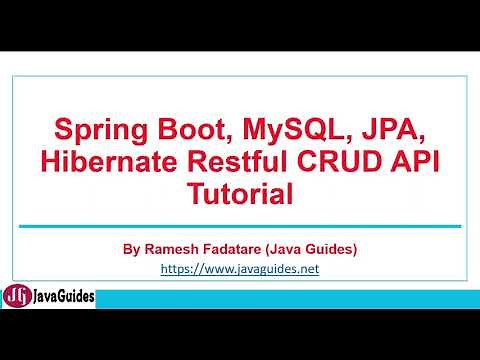 Spring Boot, MySQL, JPA, Hibernate Restful CRUD API Tutorial