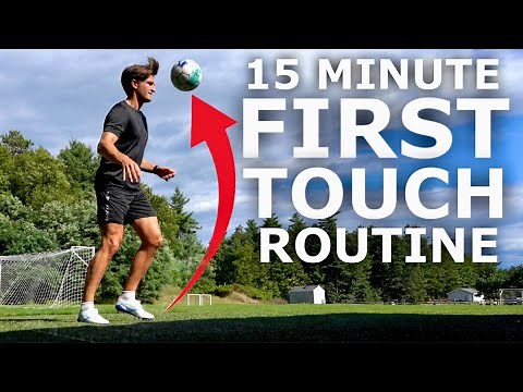 15 Minute First Touch Routine For Footballers | Improve Your First Touch