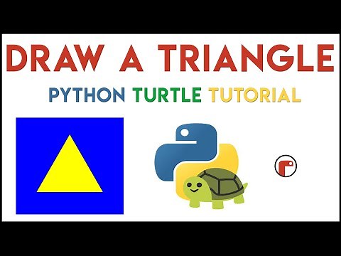 Python Turtle - Code a Triangle Tutorial