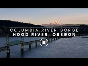 HOOD RIVER | Columbia River Gorge // 4K AERIAL DRONE VIDEO