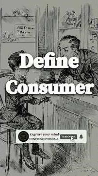 Define the term CONSUMER❓| #class10 Economics Chapter- Consumer Rights| #consumer #consumerrights