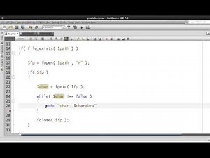 How to Read The File System in PHP Using fopen function - Lesson 11 - Part 1
