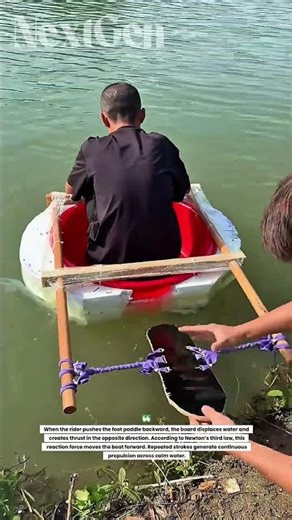 He Built a DIY Pedal Boat With Scrap Wood… And It Actually Works?!"