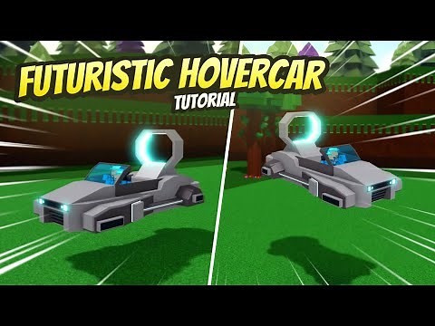 Futuristic Hovercar! Tutorial - Build a Boat For Treasure