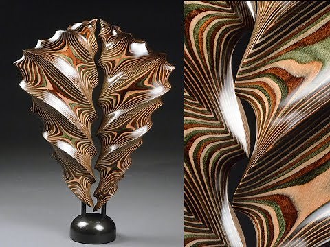Spectraply Sculpture, making art from Colored Wood Laminate