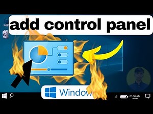 how to add control panel to desktop in windows 11/10