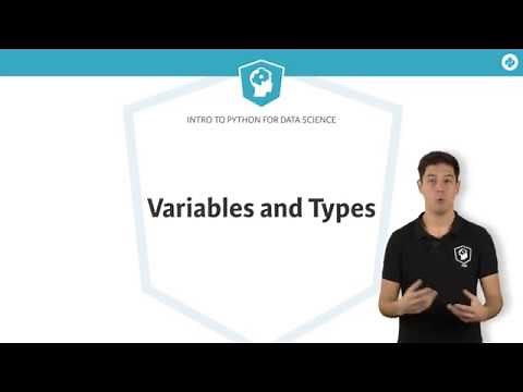 Variables and Types in Python