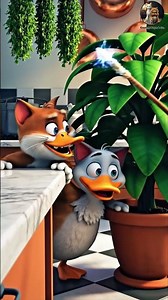 Oh No! 😹🦆 Grumpy Cat Turns Into a Duck?! | Hilarious Animal Swap Adventure! #catcomedy #funny #cat