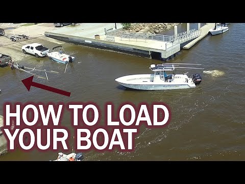 How to Load Your Boat at the Boat Ramp