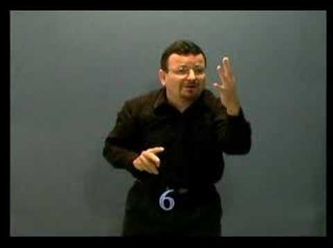 ASL (american sign language) number story