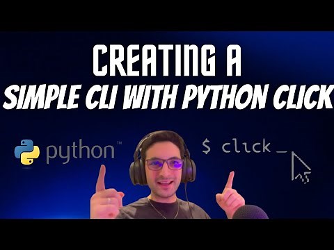 Creating a simple CLI with Python Click