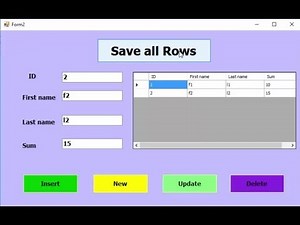 VB.net: Insert all data of a datagridview to access database at once