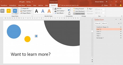 How to Make changes to a Design Ideas Slide in PowerPoint