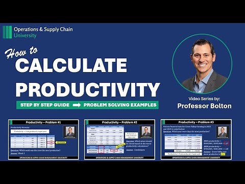 How to calculate Productivity: A step-by-step guide with 3 examples
