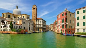 Grand Canal Boat Tour in Venice, Italy – A Serene Journey Through History (4K)
